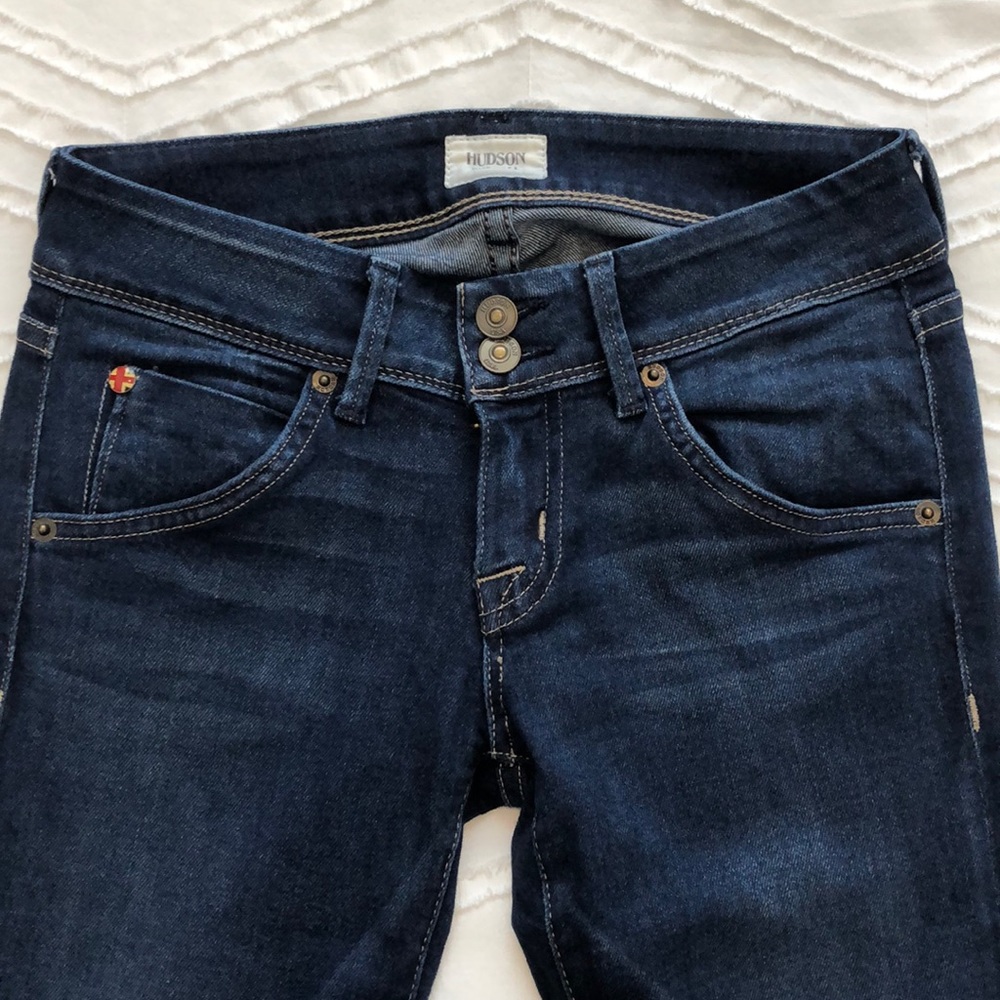 Hudson brand dark wash jeans